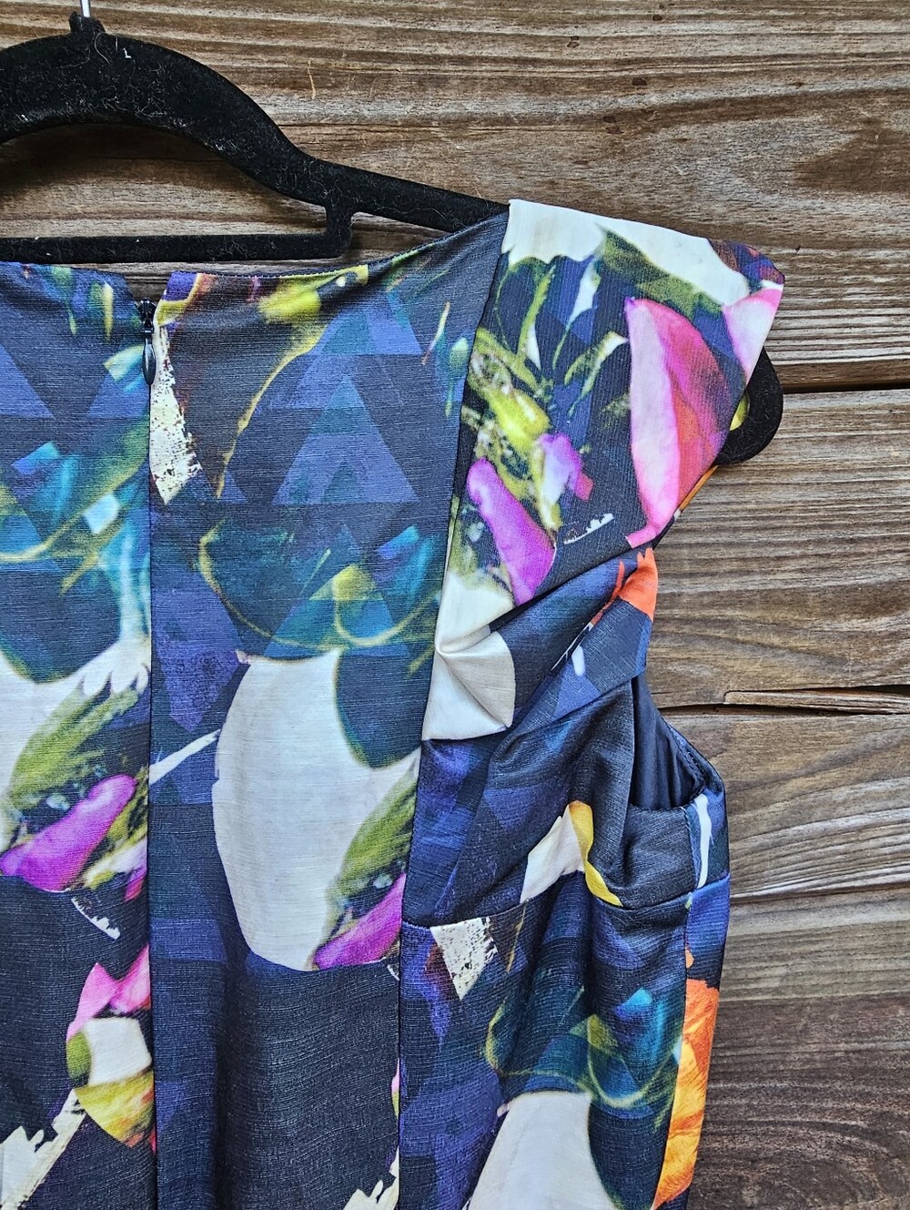 Christian Lacroix Paris Floral Sheath Dress Size 36 (US 4) - Picture 9 of 9